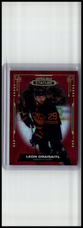 2021-22 Upper Deck Stature #11 Leon Draisaitl Red #/75