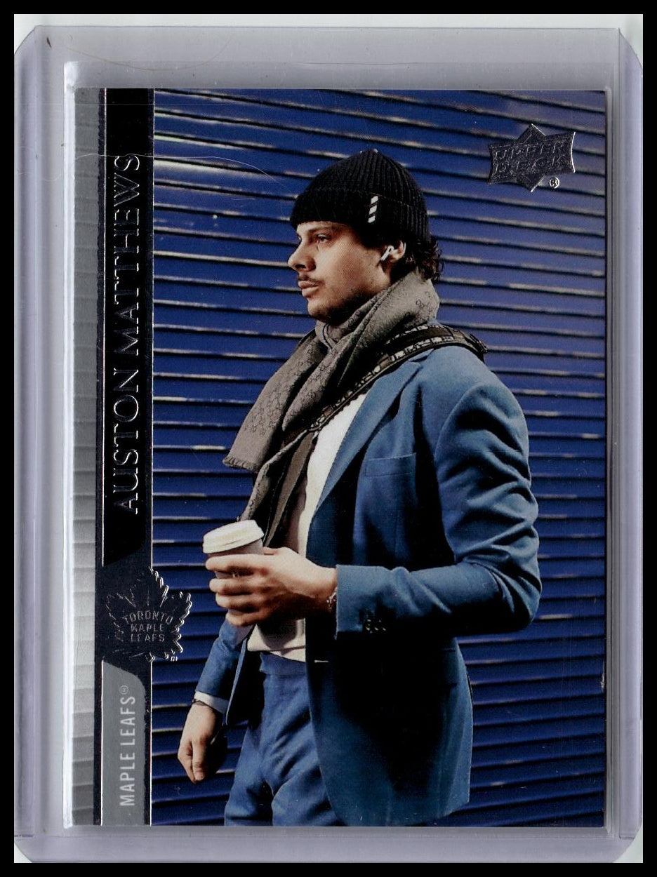 2020-21 Upper Deck #419b Auston Matthews Wearing suit