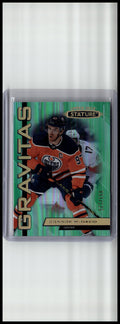 2021-22 Upper Deck Stature #G-6 Connor McDavid Gravitas Green #/125