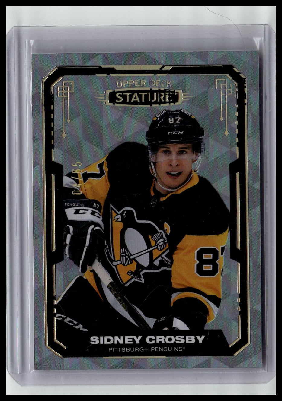 2021-22 Upper Deck Stature Sidney Crosby #40 /65