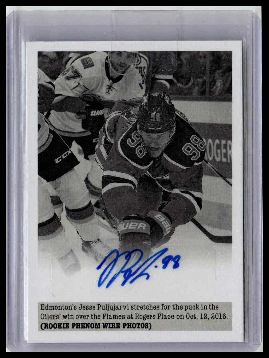 2015-16 Upper Deck Portfolio #349b Jesse Puljujarvi