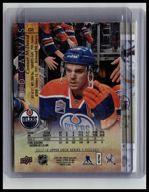 2019-20 Upper Deck #C84 Connor McDavid UD Canvas