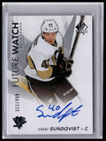 2016-17 SP Authentic #142 Oskar Sundqvist #/999