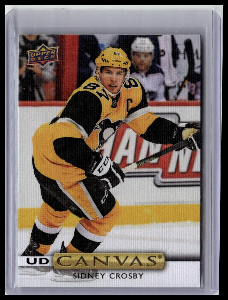 2019-20 Upper Deck #C166 Sidney Crosby UD Canvas