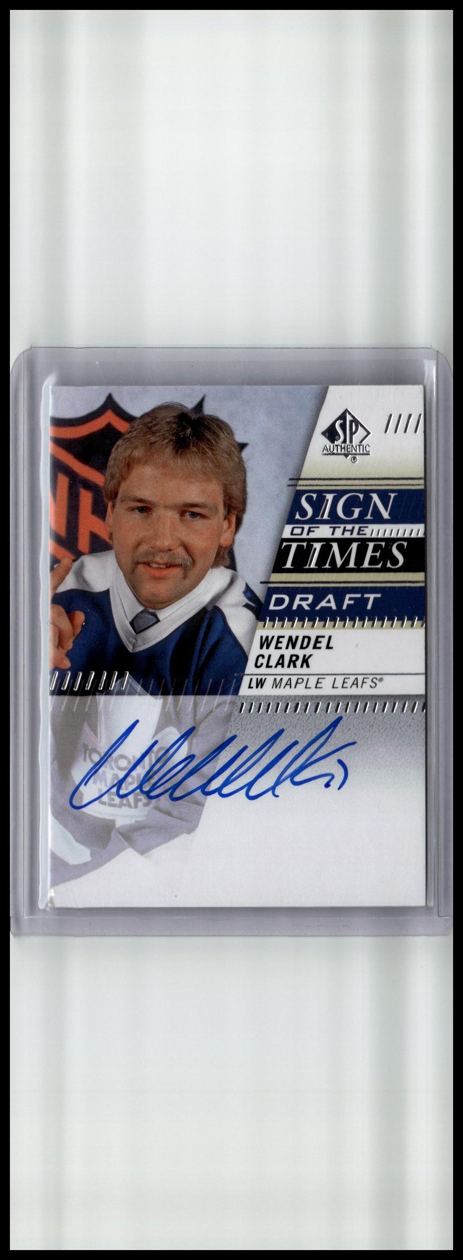 2019-20 SP Authentic Wendel Clark Sign of the Times Draft
