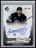 2024-25 SP Authentic #SPC-AB Andre Burakovsky Curated Signatures #/299