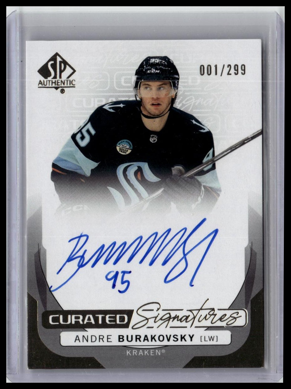 2024-25 SP Authentic #SPC-AB Andre Burakovsky Curated Signatures #/299