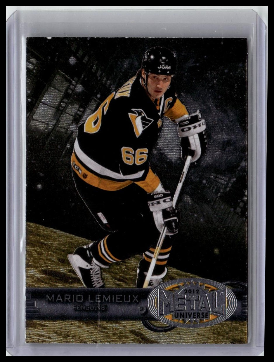2012-13 Fleer Retro #50 Mario Lemieux Metal Universe