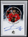 2024-25 SP Authentic #UDA-JD Jason Dickinson UD Authentics Auto
