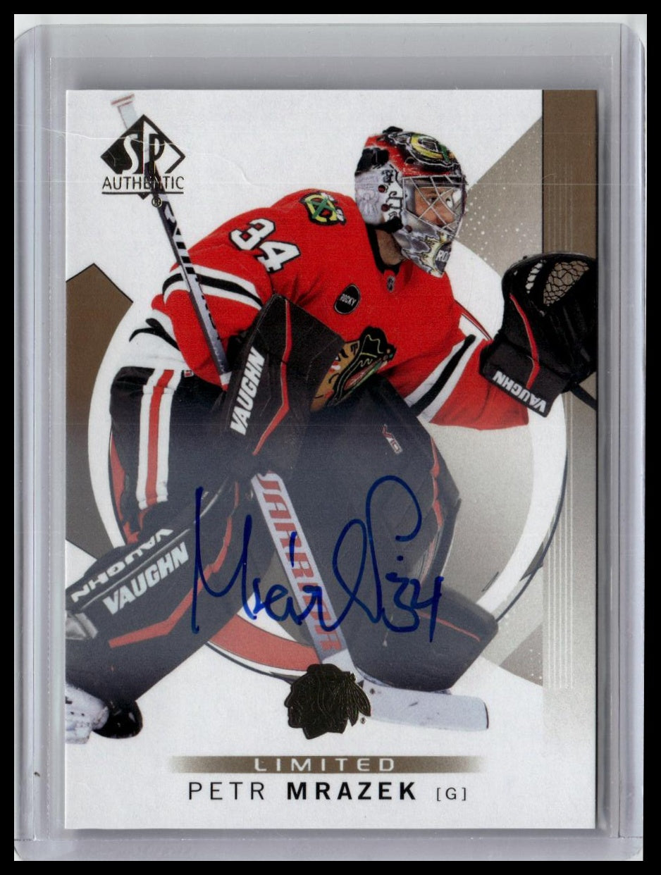 2024-25 SP Authentic #48 Petr Mrazek Auto Limited
