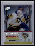 2019-20 Upper Deck Credentials #TTB-2 Sidney Crosby Through the Boards