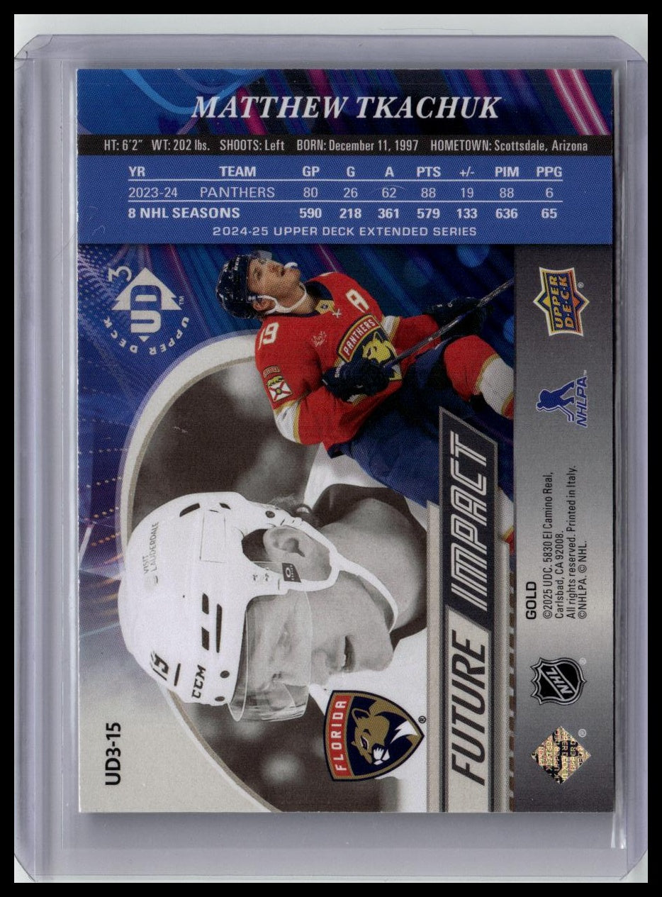 2024-25 Upper Deck #UD3-15 Matthew Tkachuk UD3