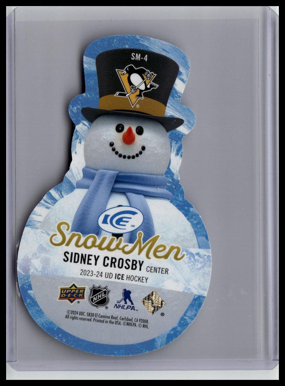 2023-24 UD Ice Sidney Crosby Snowmen SM-4