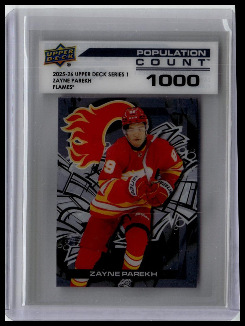 2025-26 Upper Deck #PC-3 Zayne Parekh Population Count 1000