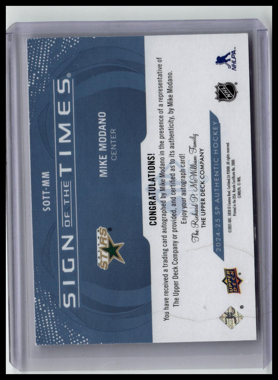2024-25 SP Authentic Mike Modano SOTT