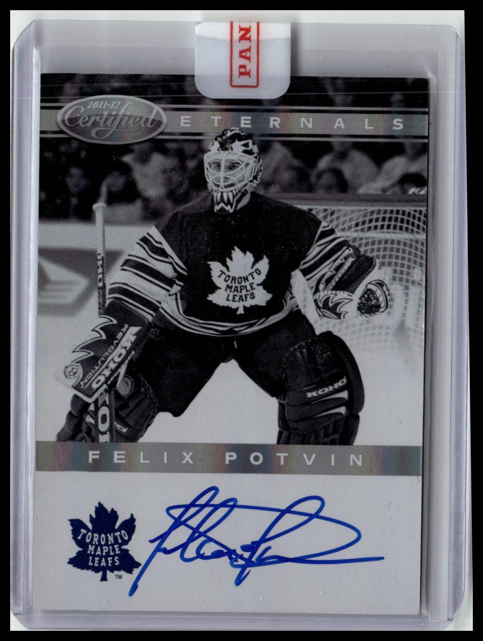 2010-11 Panini Certified Felix Potvin Auto