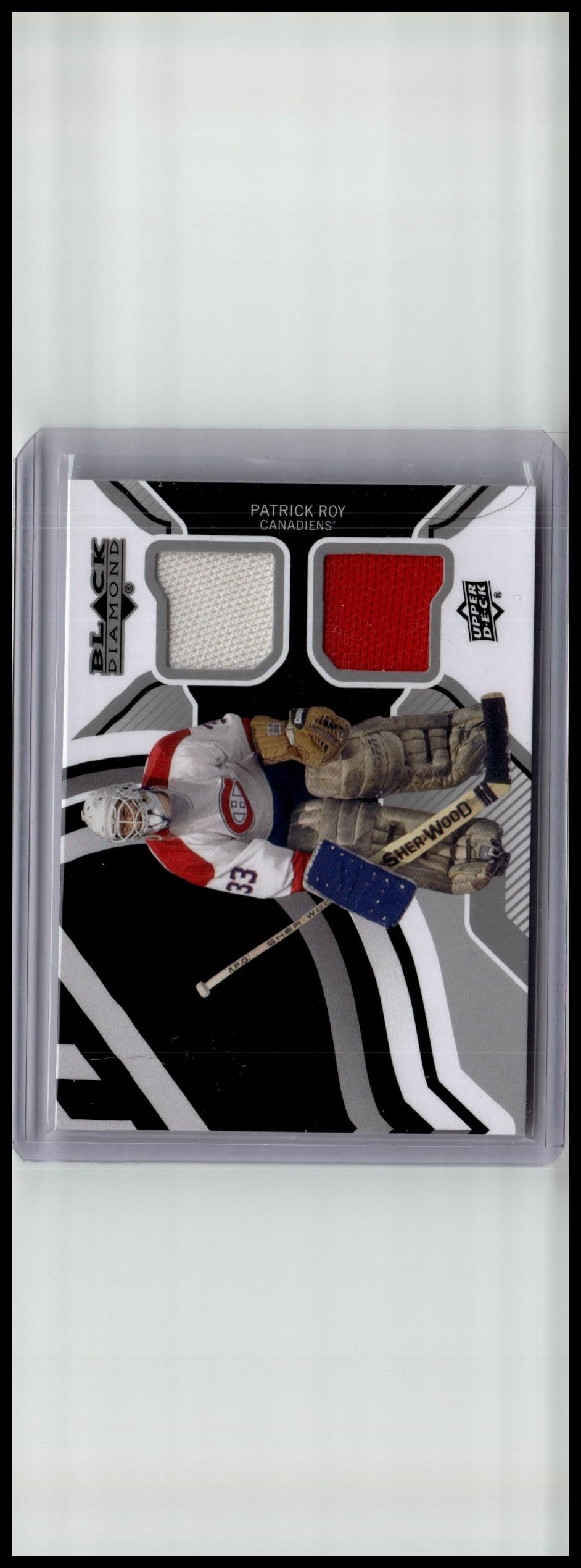 2013-14 Black Diamond Patrick Roy Dual jersey card