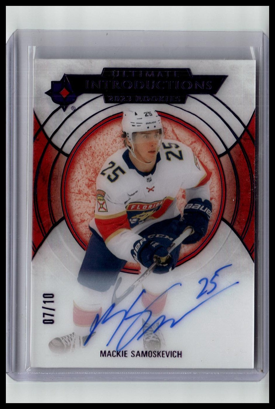 2023-24 UD Ultimate Mackie Samoskevich Ultimate Intros /10