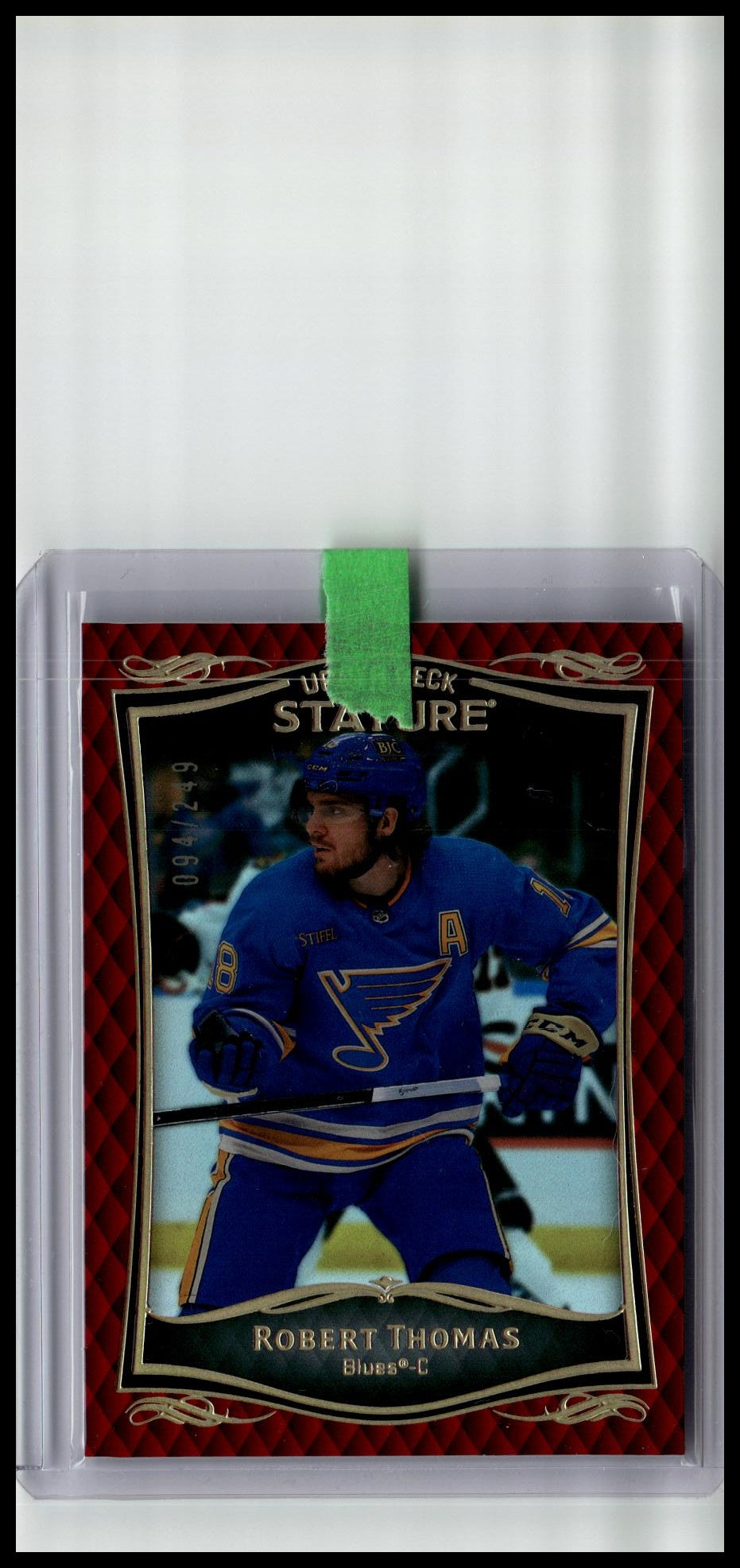 2024-25 Upper Deck Stature #24 Robert Thomas 2023-24 Upper Deck Stature Red