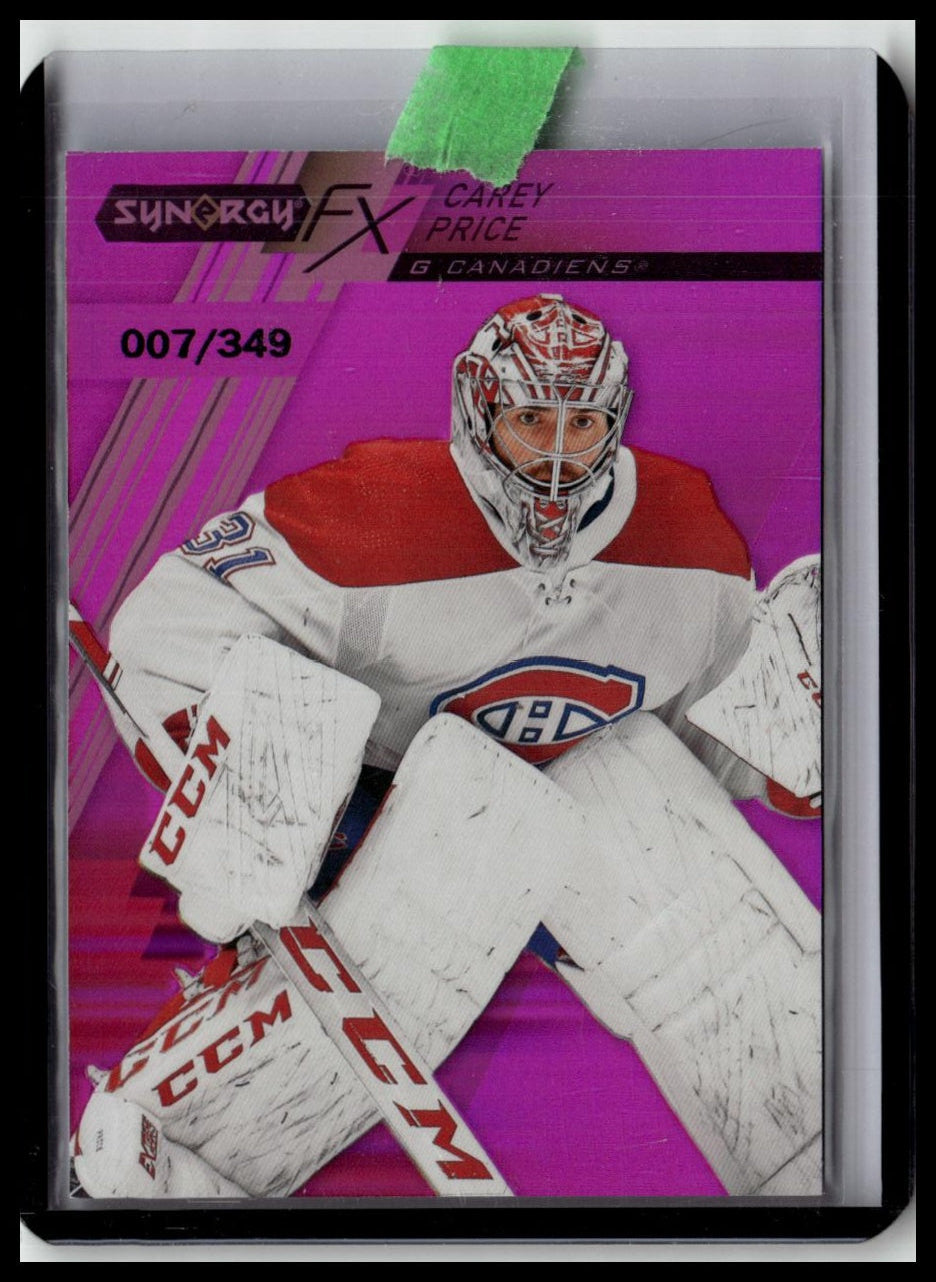 2020-21 Upper Deck Synergy #FX-4 Carey Price Synergy FX Purple #/349
