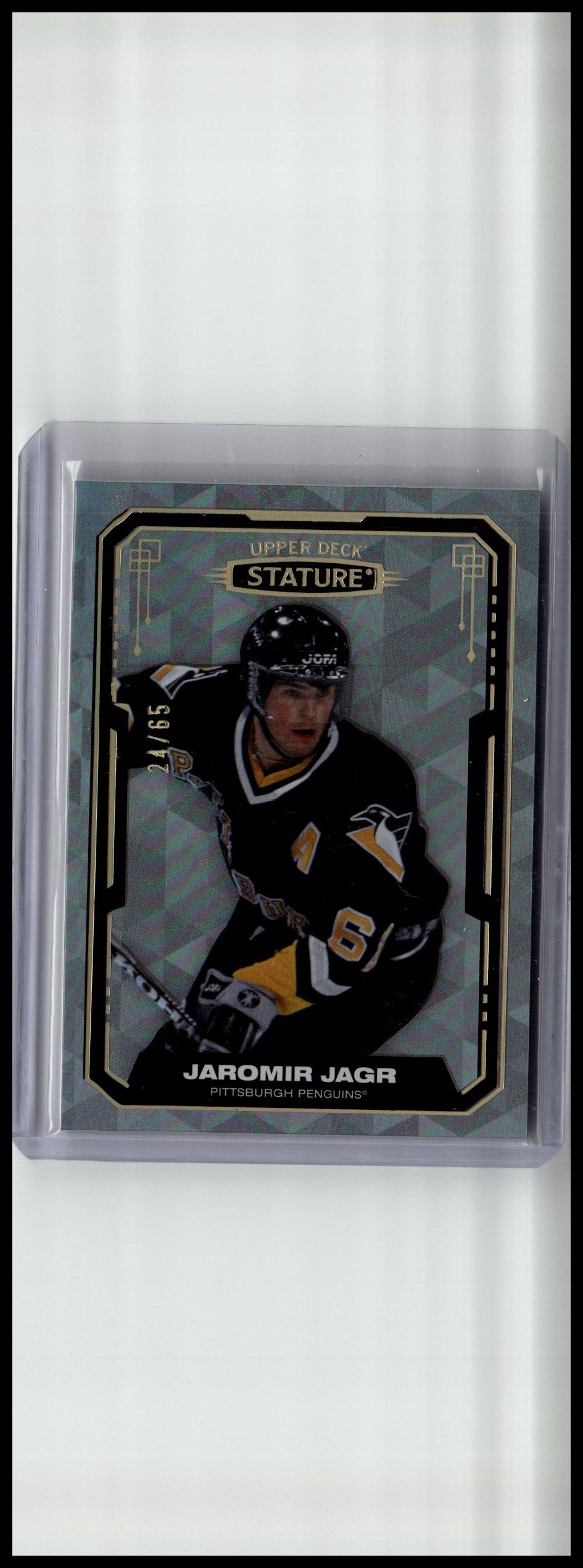 2021-22 Upper Deck Stature #52 Jaromir Jagr Design Variant #/65