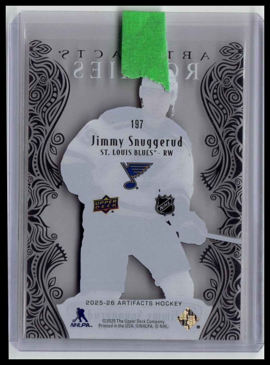 2024-25 Jimmy Snuggarud Artifacts Plexi