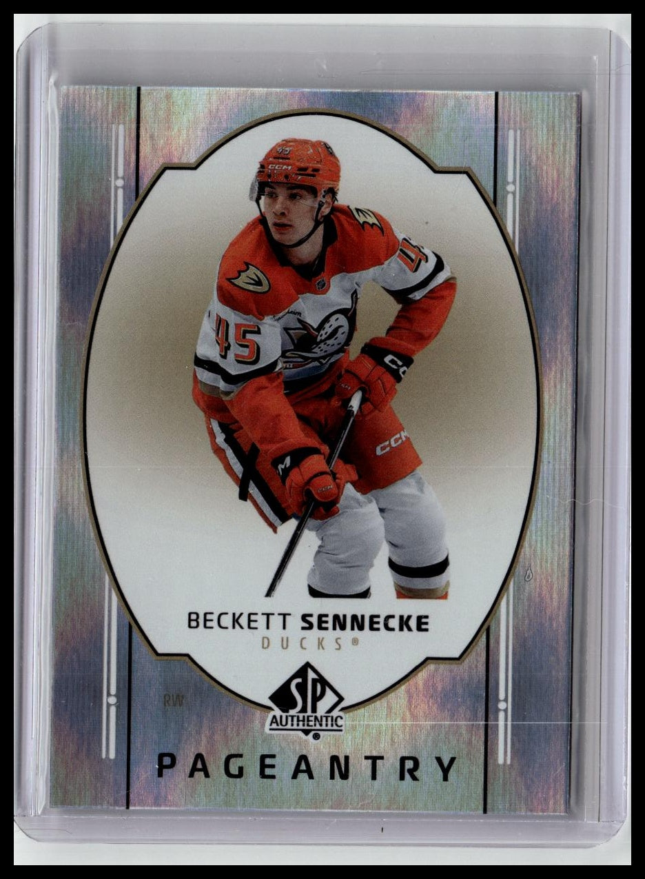 2025-26 SP Authentic #P-22 Beckett Sennecke Pageantry