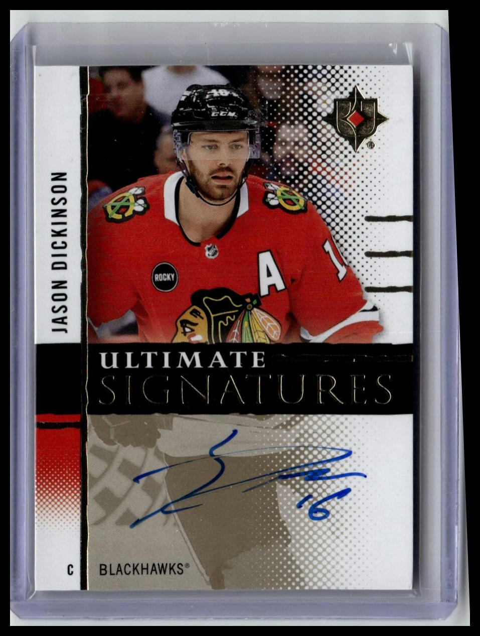 2024-25 Upper Deck Ultimate #US-JD Jason Dickinson Ultimate Signatures