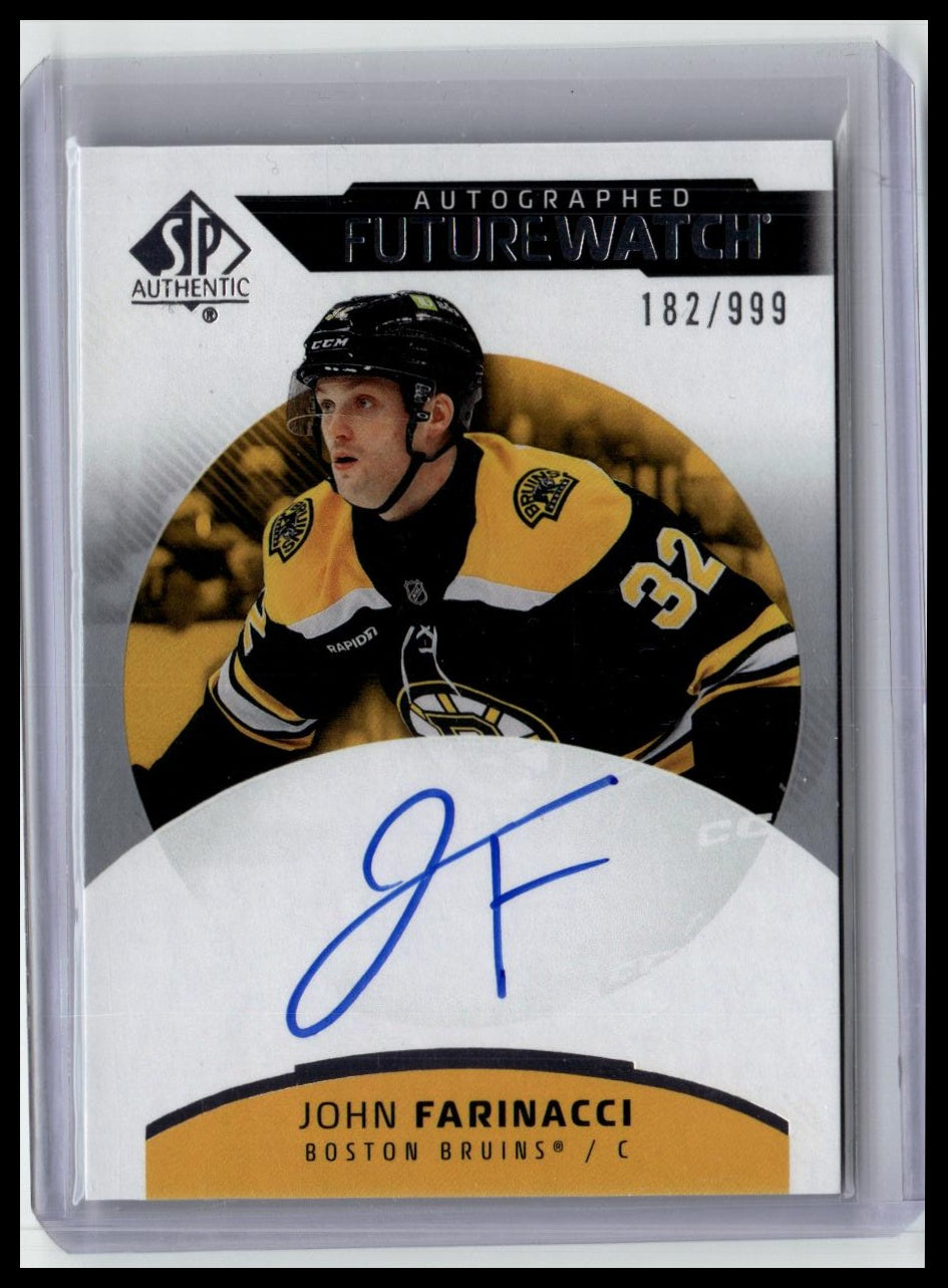 2025-26 SP Authentic #154 John Farinacci #/999