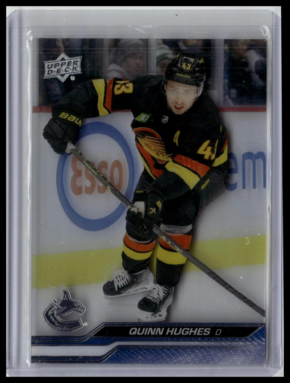 2023-24 Upper Deck #426 Quinn Hughes Silver Foil