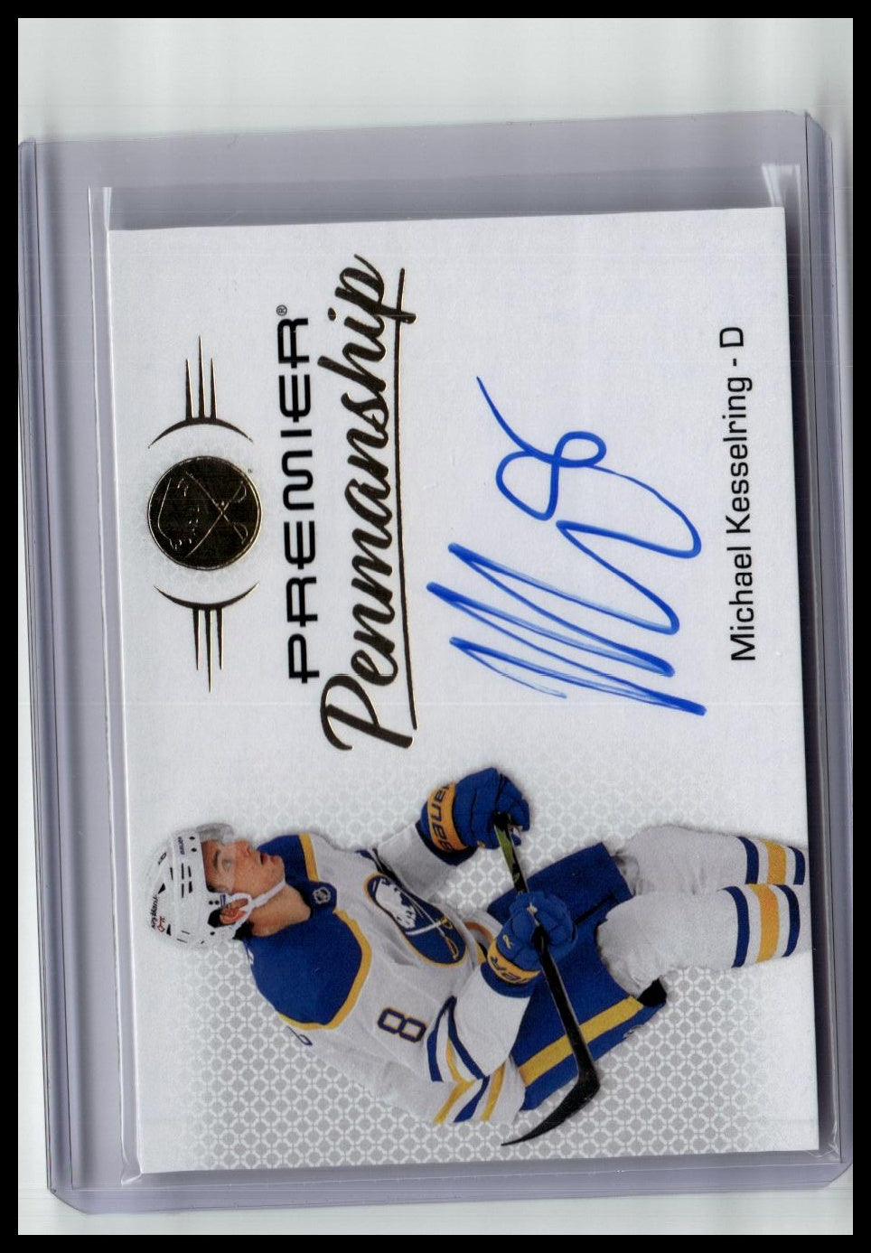 2025-26 Upper Deck Premier #PEN-MK Michael Kesselring Premier Penmanship Autos