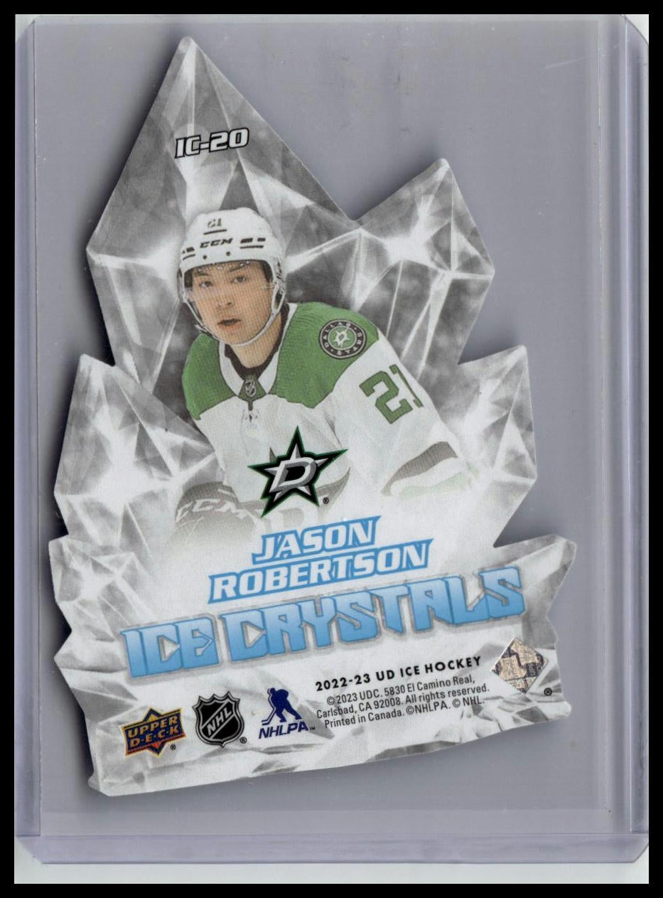 2022-23 Upper Deck Ice #IC-20 Jason Robertson Ice Crystals
