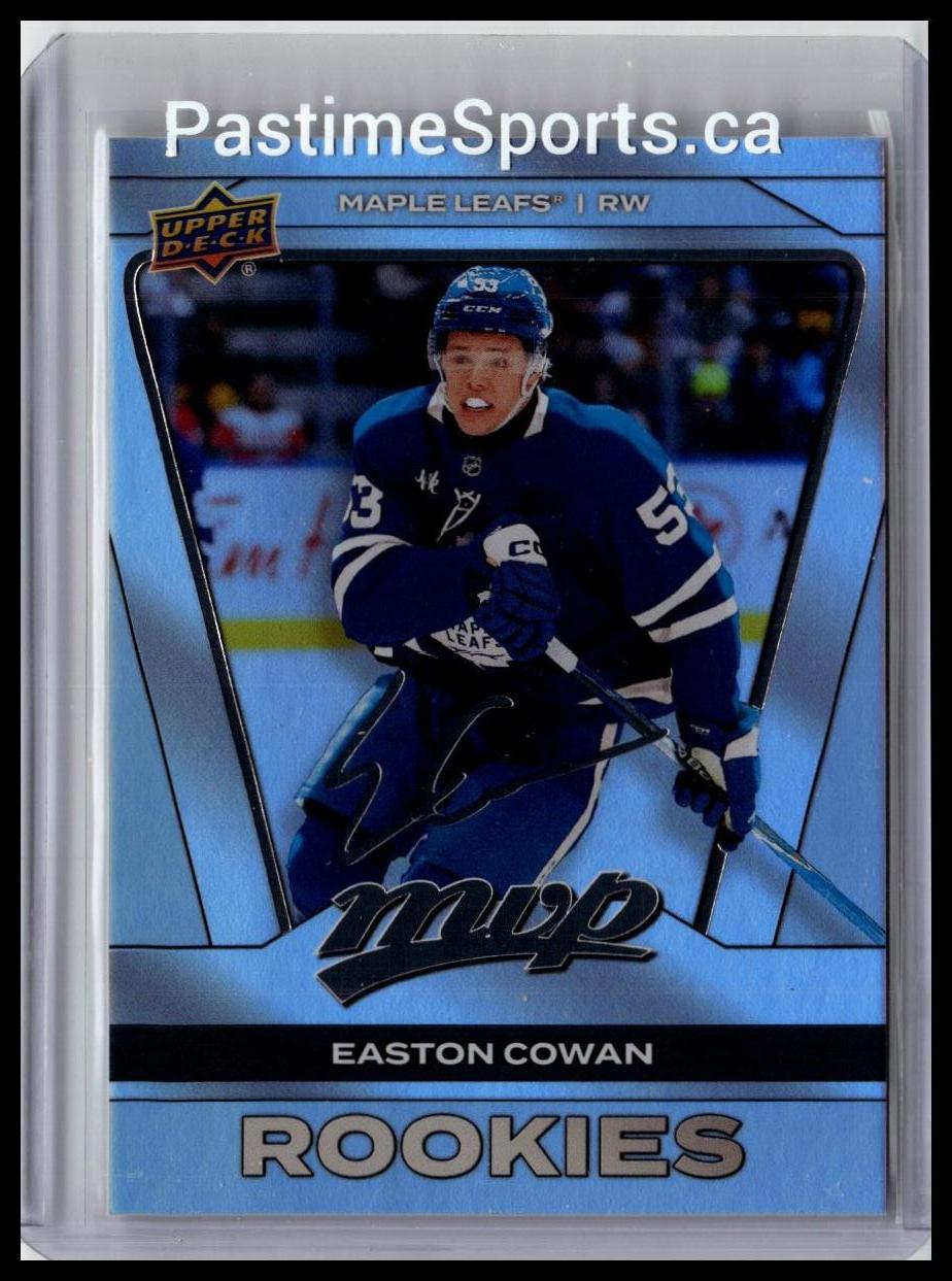 2026-27 Upper Deck MVP #60 Easton Cowan Silver Script