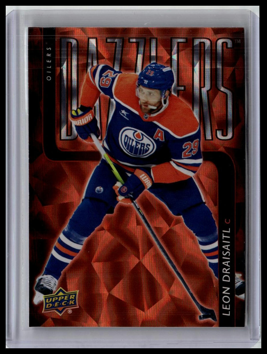 2025-26 Upper Deck #DZ-1 Leon Draisaitl Dazzlers Red