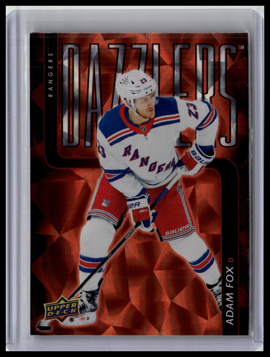 2025-26 Upper Deck #DZ-42 Adam Fox Dazzlers Red