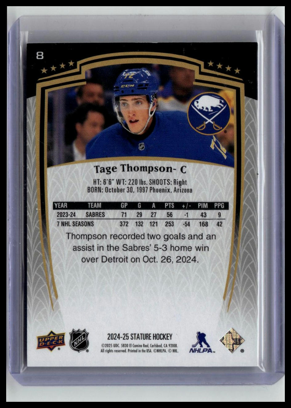 2022-23 Upper Deck MVP #130 Casey Mittelstadt