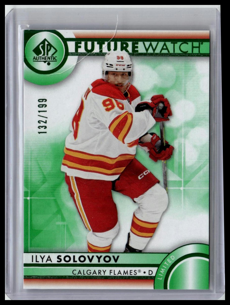 2023-24 SP Authentic #196 Ilya Solovyov Limited Green #/199