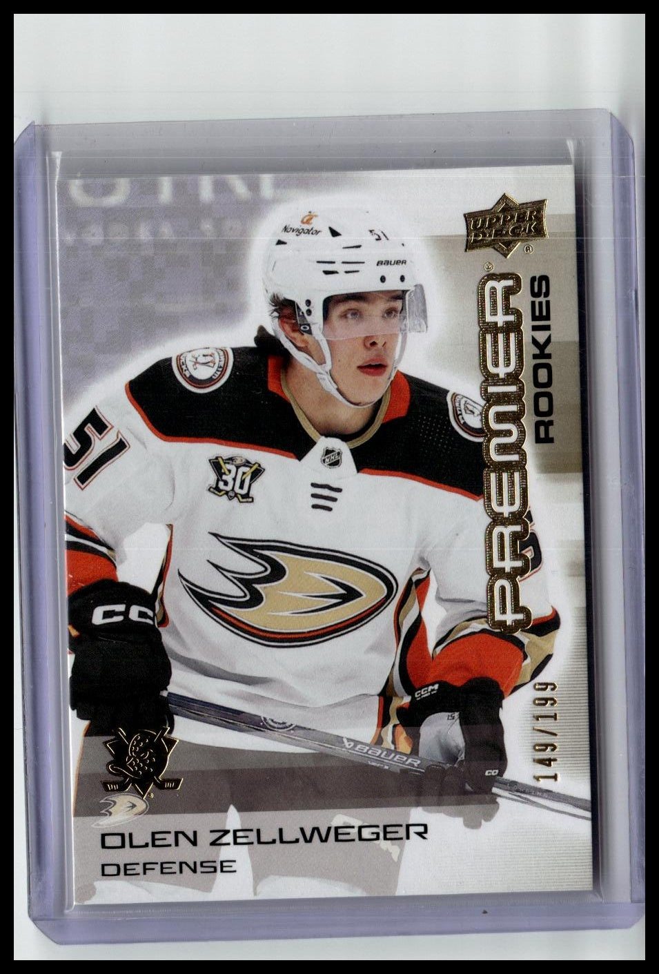 2024-25 Upper Deck Premier #121 Olen Zellweger #/399