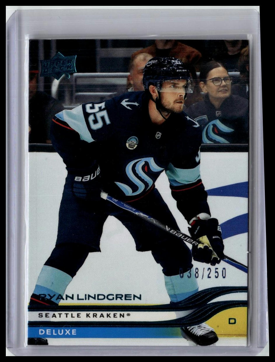 2025-26 Upper Deck #605 Ryan Lindgren Deluxe #/250