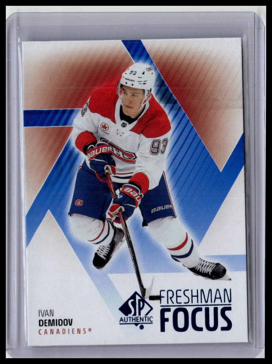 2025-26 SP Authentic #FF-12 Ivan Demidov Freshman Focus Blue