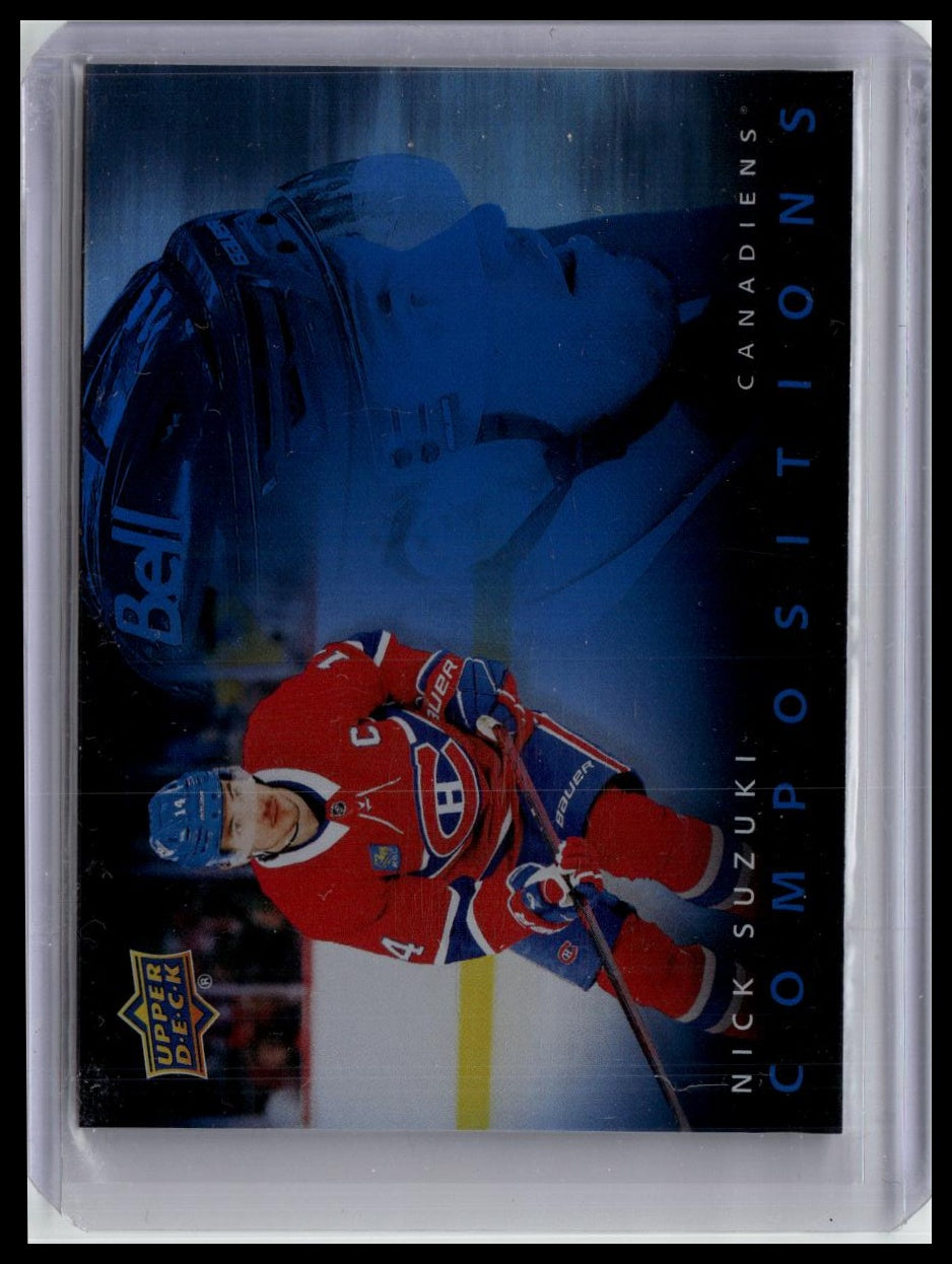 2025-26 Upper Deck #CMP-8 Nick Suzuki Compositions Speckle