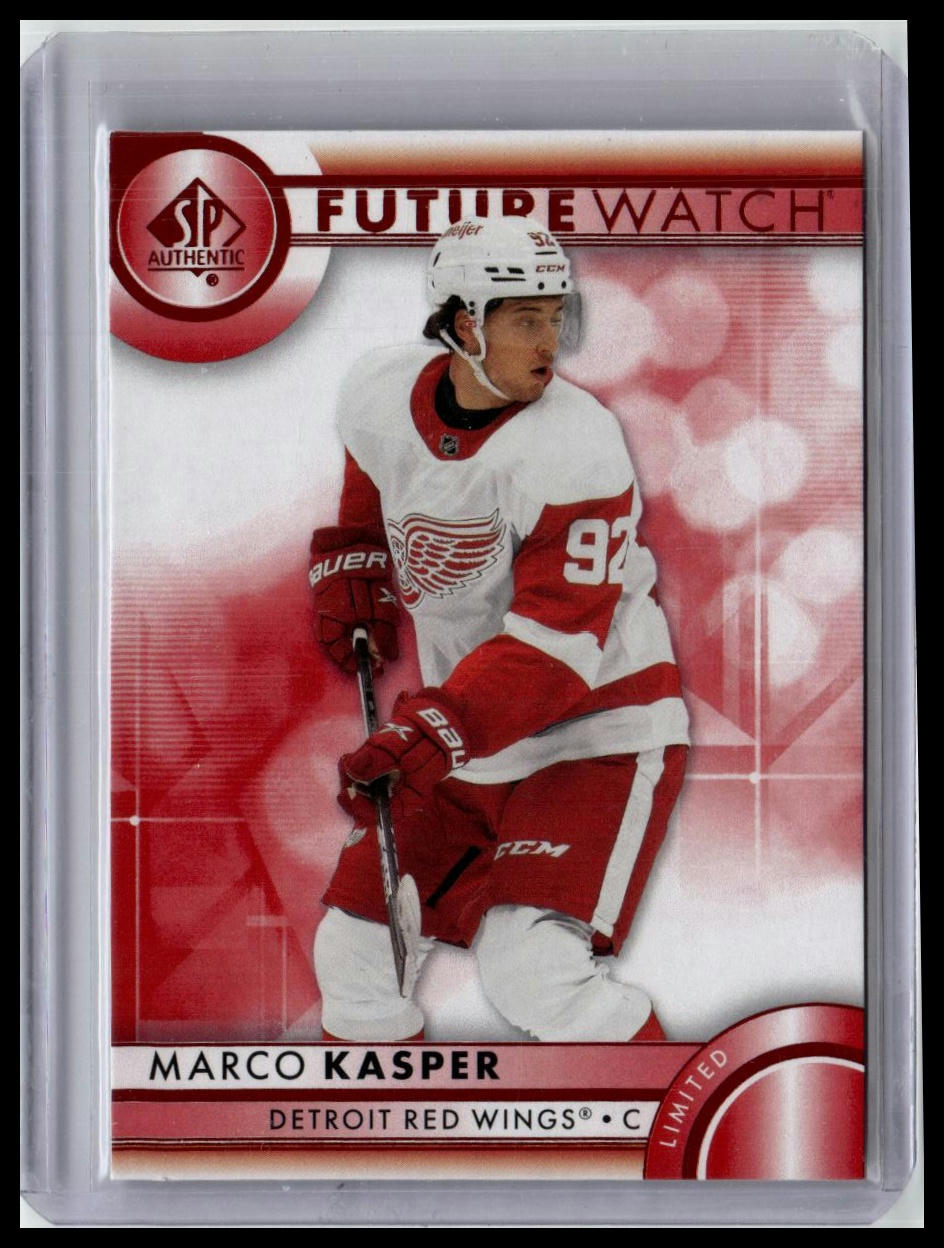 2023-24 SP Authentic #105 Marco Kasper Limited Red
