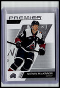 2015-16 Upper Deck Premier #21 Nathan MacKinnon Base - Brand Logo Patch #/6