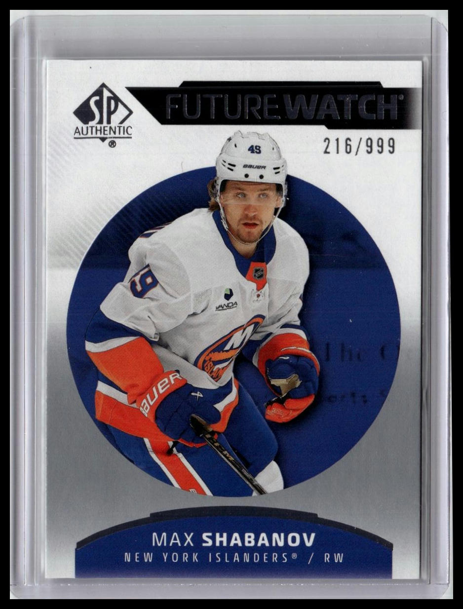 2025-26 SP Authentic #189 Max Shabanov #/999