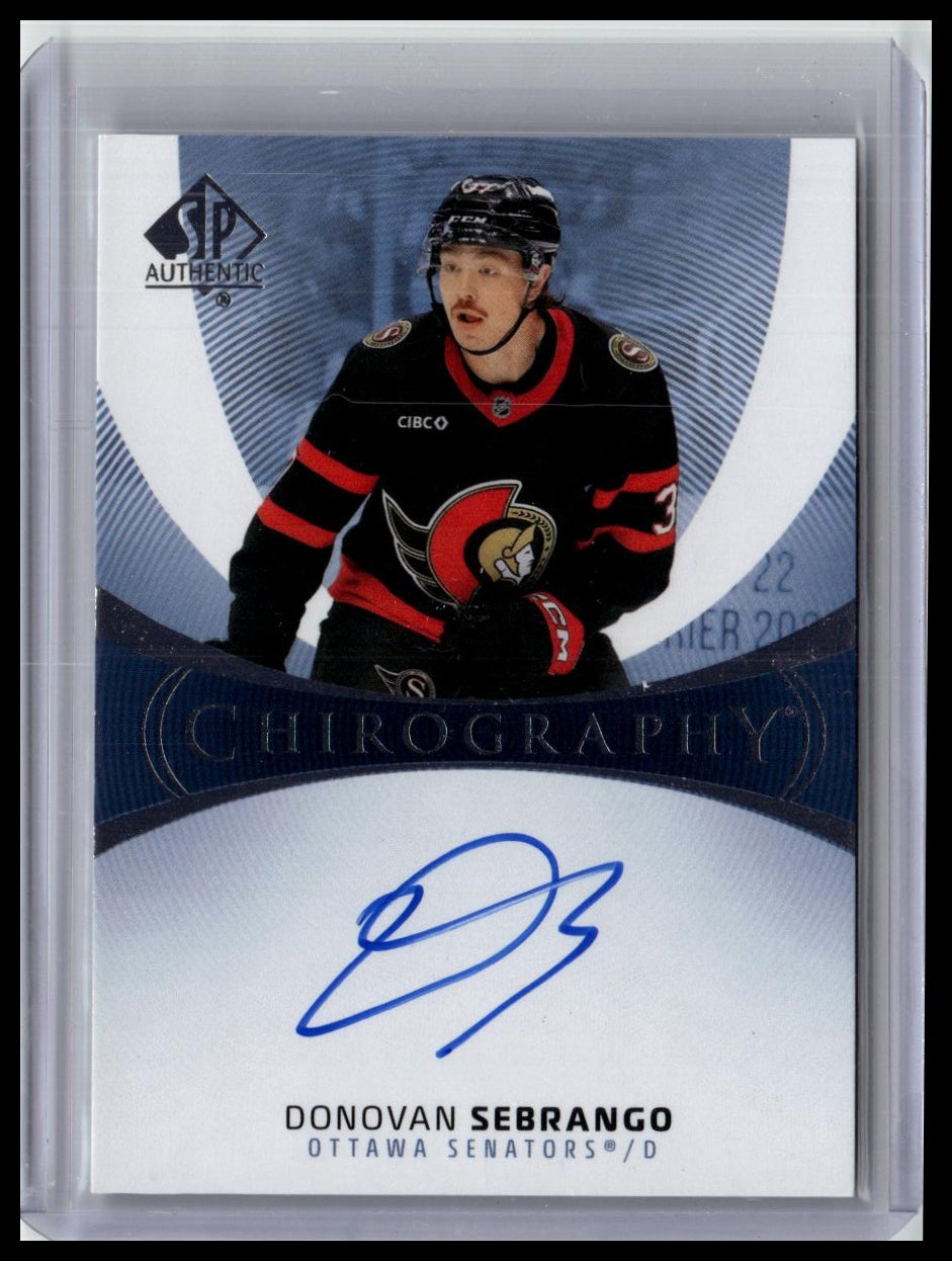 2025-26 SP Authentic #C-DS Donovan Sebrango Chirography
