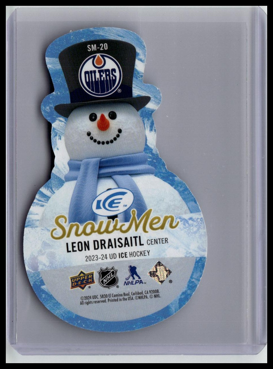 2023-24 Upper Deck Ice #SM-20 Leon Draisaitl Snow Men