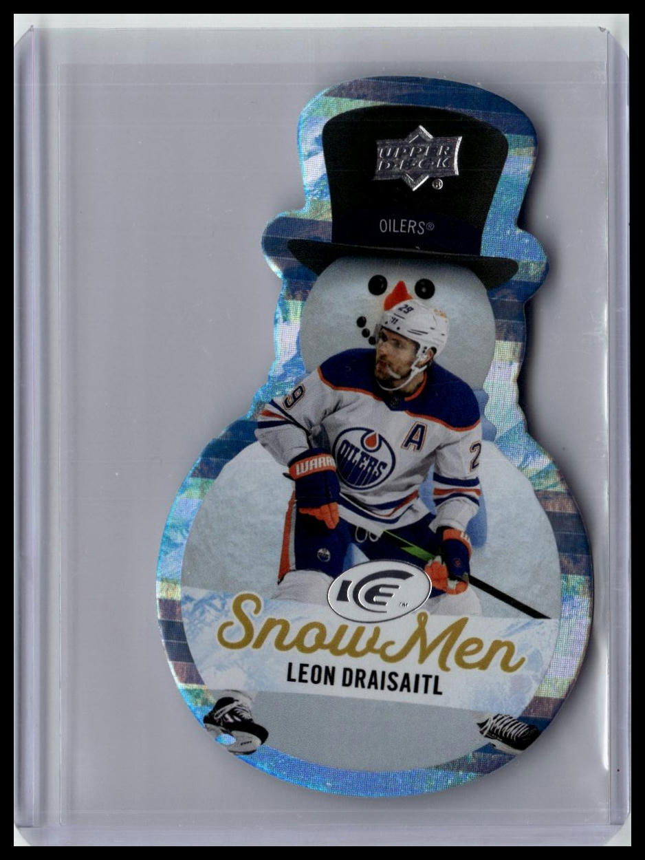 2023-24 Upper Deck Ice #SM-20 Leon Draisaitl Snow Men