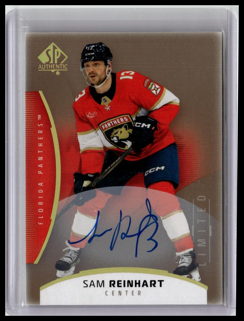 2025-26 SP Authentic #59 Sam Reinhart Limited Autographs