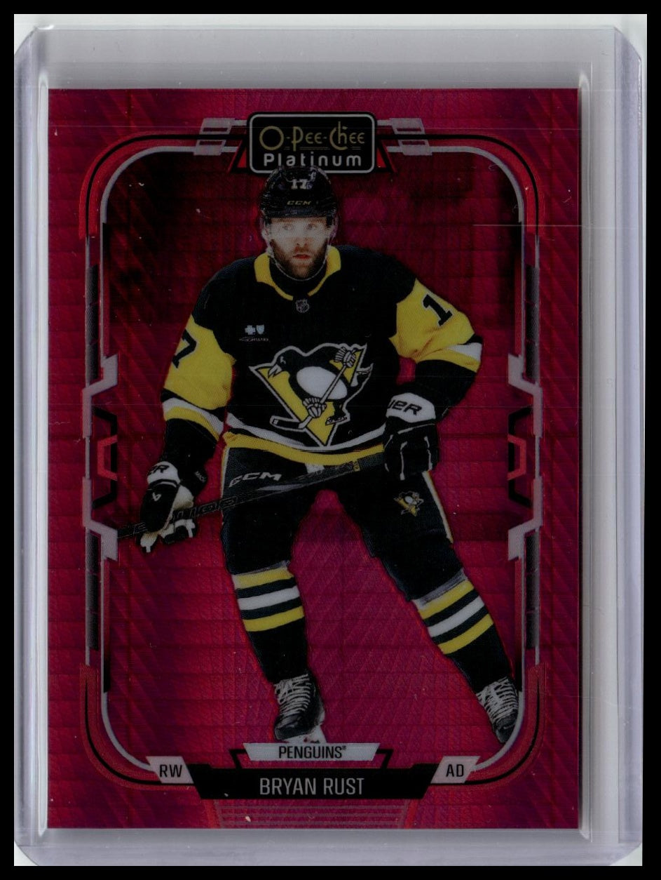2025-26 O-Pee-Chee Platinum #8 Bryan Rust Red Prism #/199