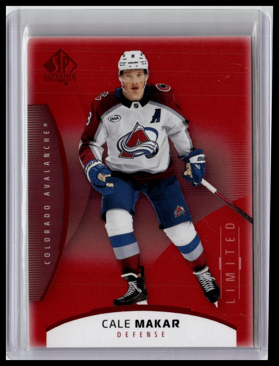 2025-26 SP Authentic #11 Cale Makar Limited Red